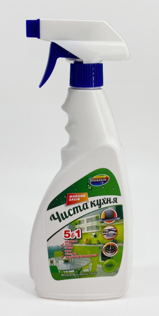 Засіб для миття кухонних поверхонь Чиста Кухня Домінік 0,5мл